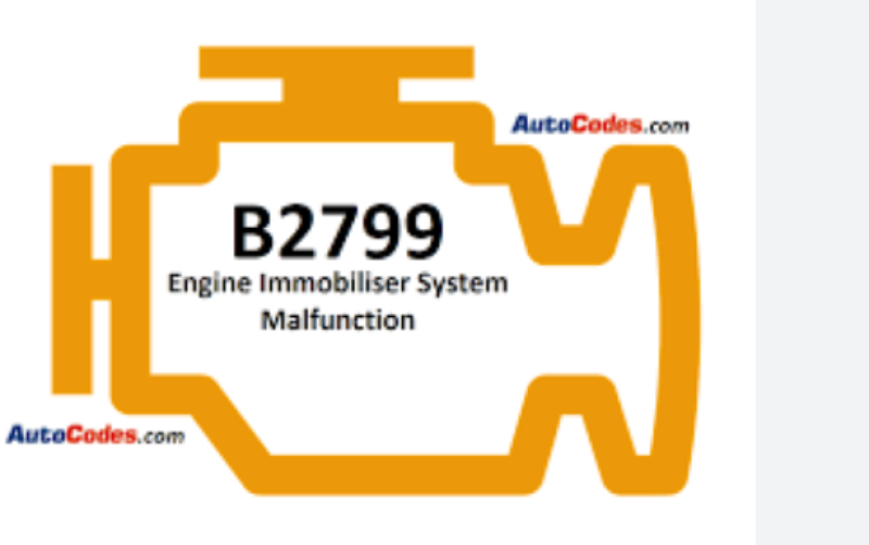 B2799 – Toyota Engine Immobiliser System