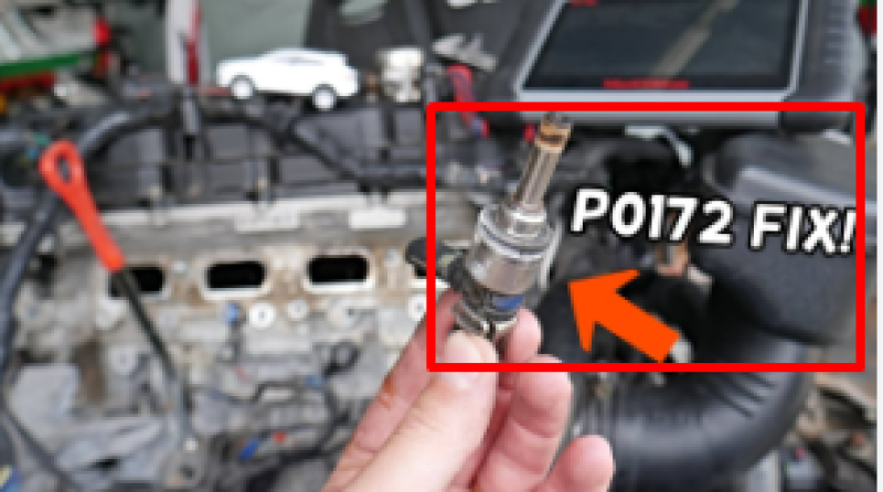 P0172 CODE SYSTEM TOO RICH BANK 1 in HYUNDAI SANTA FE CHECK ENGINE LIGHT ON