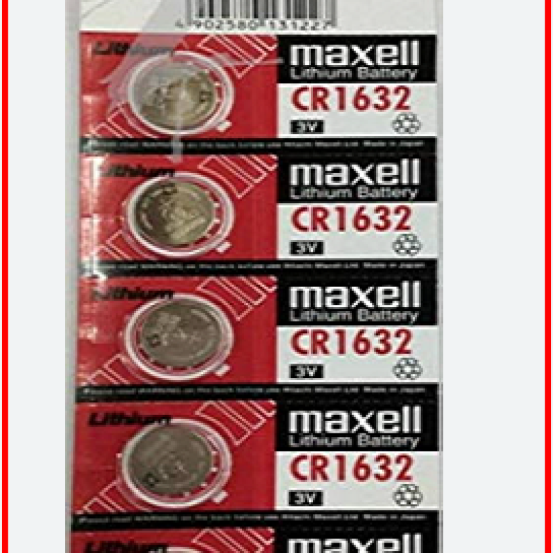 5 peace lot Maxell battery 1632 Car key & smart key Remote battery