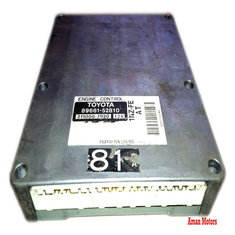 89661-52810 Toyota BB 2001-2005 Engine Computer Module 1NZ FE 89661-52810 211000-7929 ECU Japan used