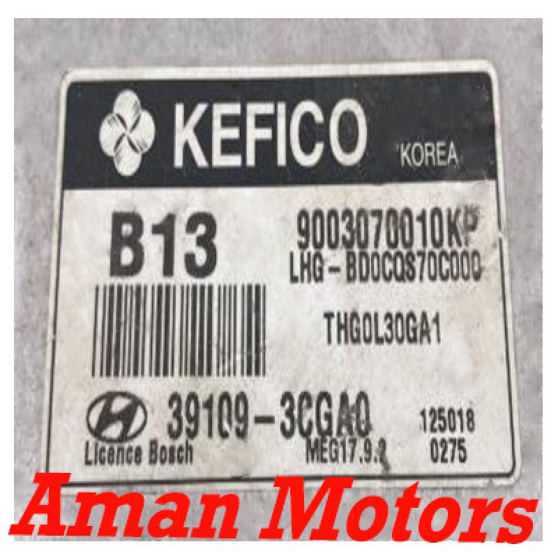 Electronic Control Unit(ECU) for Hyundai Azera 11-14 39109-3CGA0 THG0L30GA1 OEM MEG 17.9.2 B13 Korea