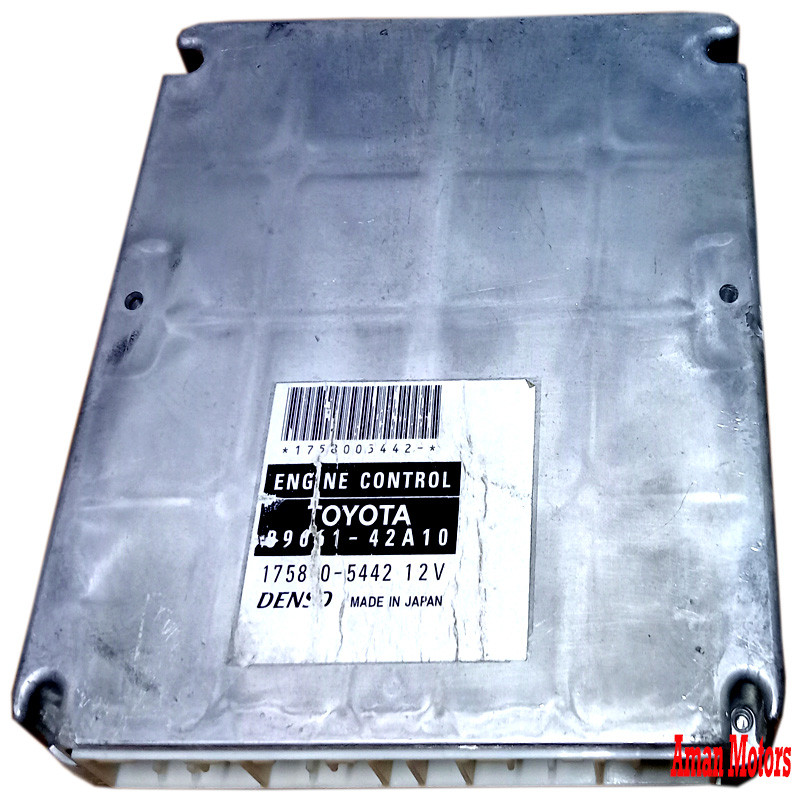 89661-42A10 TOYOTA 2004 RAV4 2.0 D4D ECU ENGINE CONTROL UNIT 175800 5441/5442 B6 used