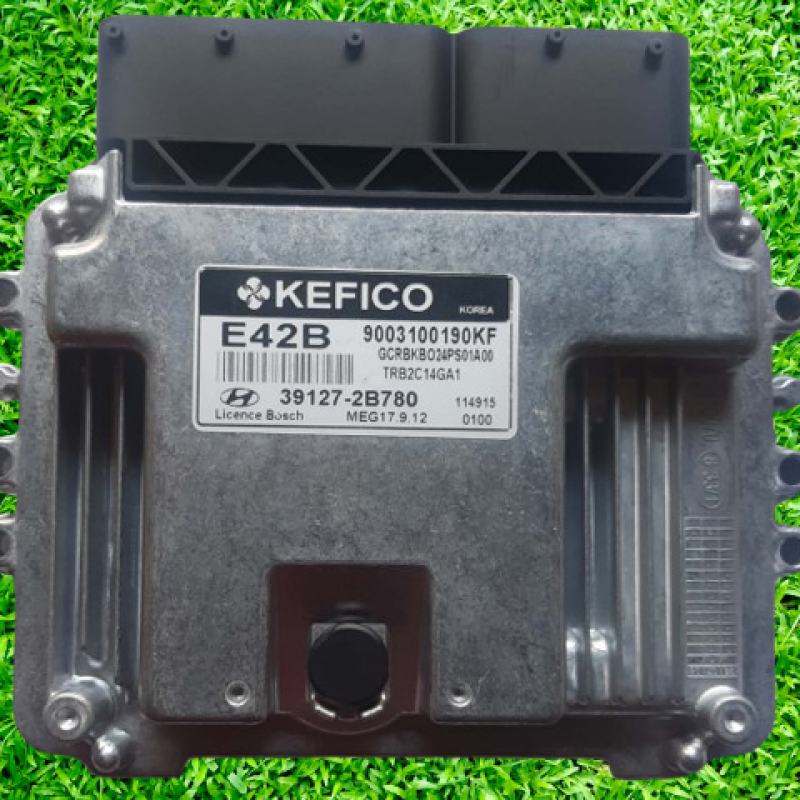 Hyundai Accent blue original engine controller ECU ECM 39127-2b780 E42B  kefico meg17.9.12  plug & play