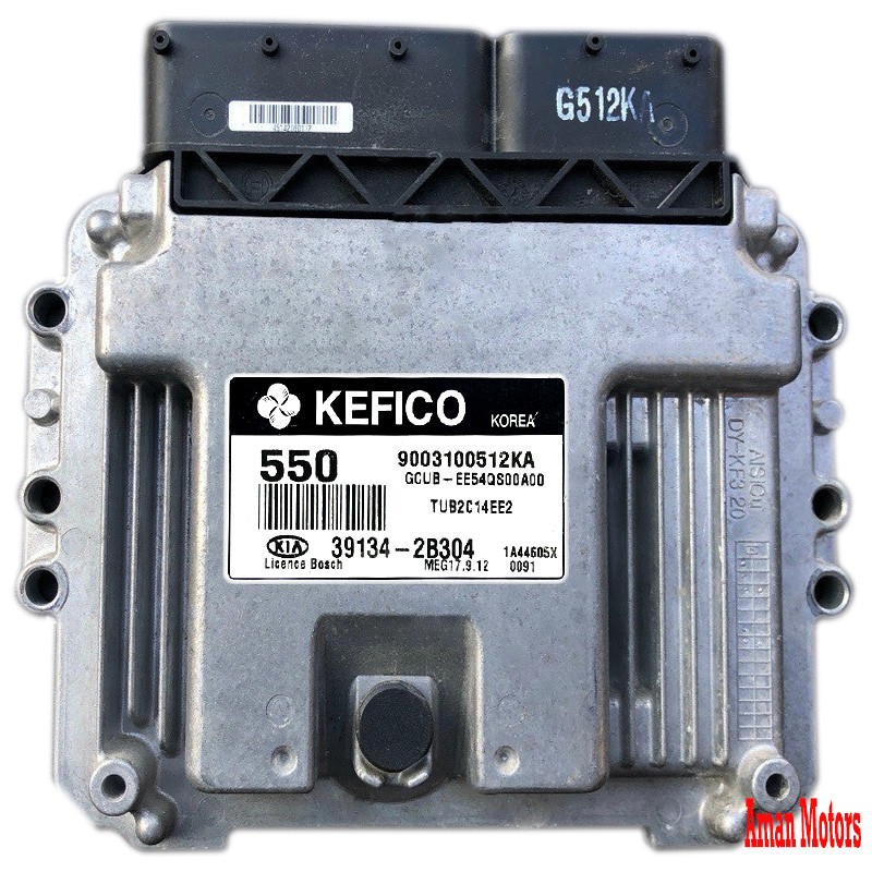 39134-2B304 KIA Hyundai Car Electronic Control Unit ECU 39134-2B304 550 9003100512KA MEG17.9.12
