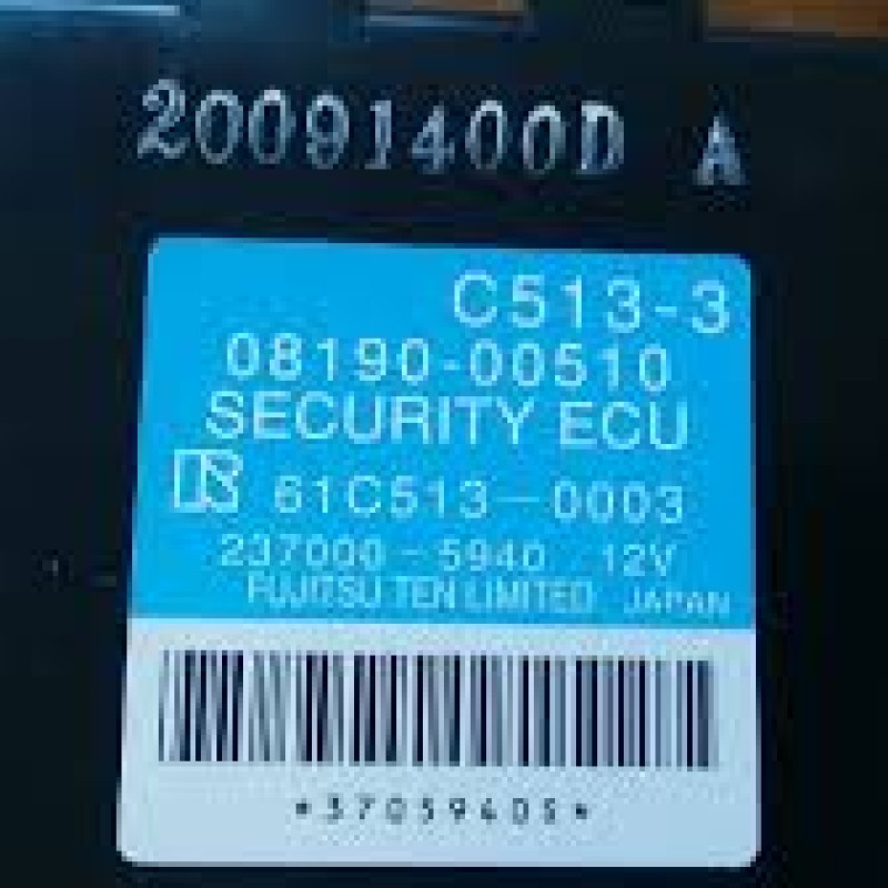 8190-00510  ECU Electronic Control Unit Toyota Prius Wish 2012 DBA-ZGE25W 08190-00510 61C513-0002/0003 Japan used