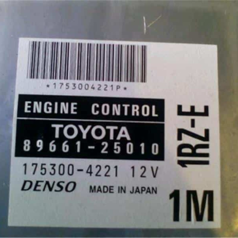 Engine Control Unit / ECU TOYOTA Toyoace 2002 GE-RZY220 89661-25010