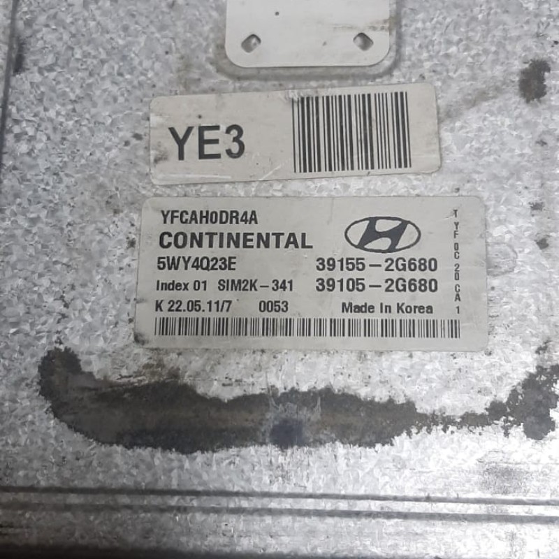 Engine Ecu Control Module For Hyundai Yfcah0dr4a Continantel 39155-2G680/39105-2G680 YE3