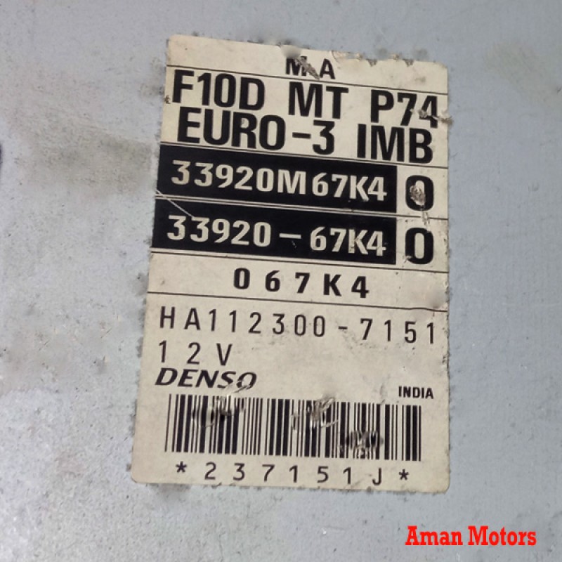 33920M67K4MARUTI WAGON R USED Engine Control Unit (33920M67K4)