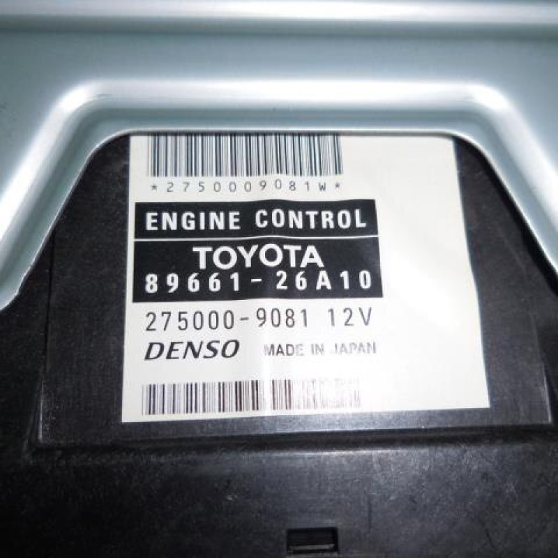 89661-26A10 Toyota Hiace Engine Control Unit TOYOTA Hiace 2007- 2010 CBF-TRH200K 8966126A10