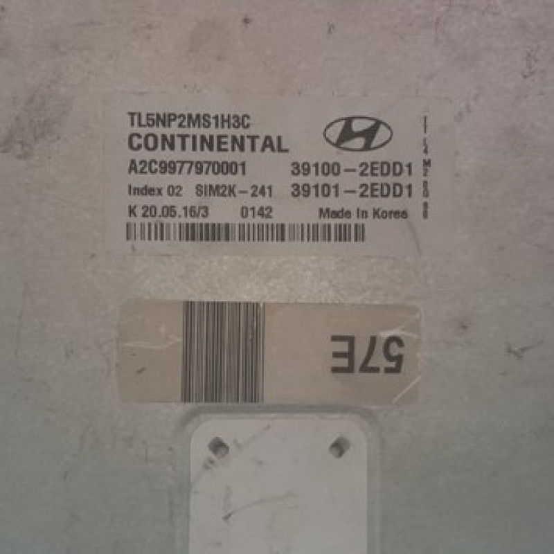 ENGINE CONTROL MODULE HYUNDAI ELANTARA TL5NP2MS1H3C CONTINENTAL A2C9977970001 (39100-2EGG1-391012EDD1)57E