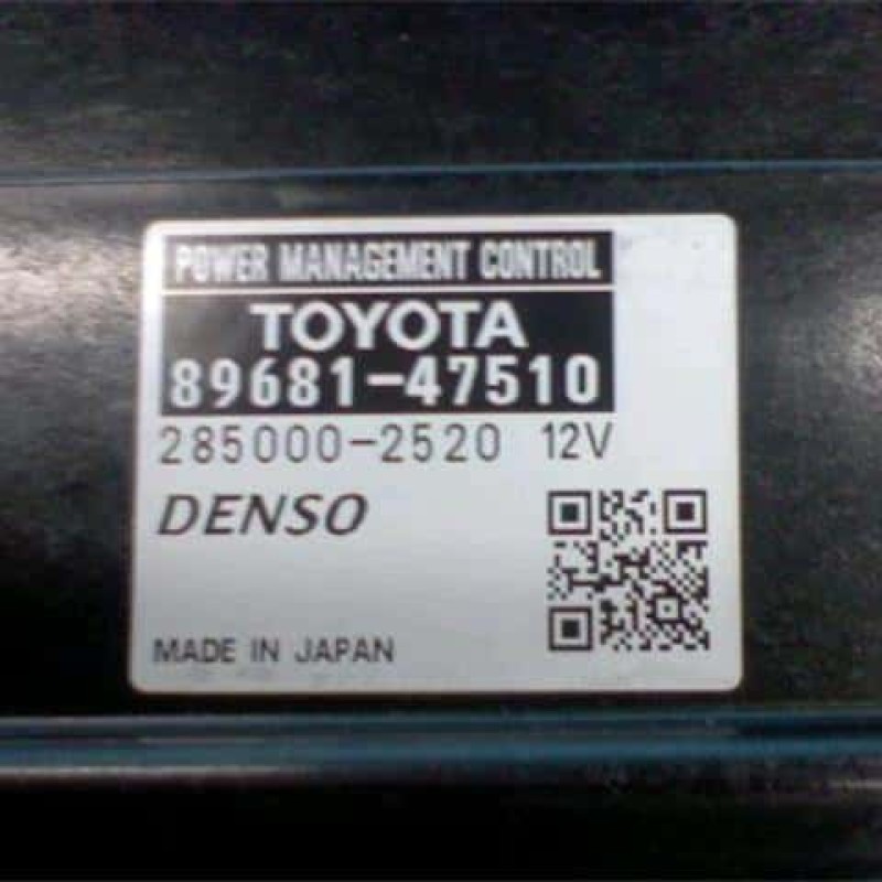 89681-47510 toyota Prius power management control 285000-2520 Compute