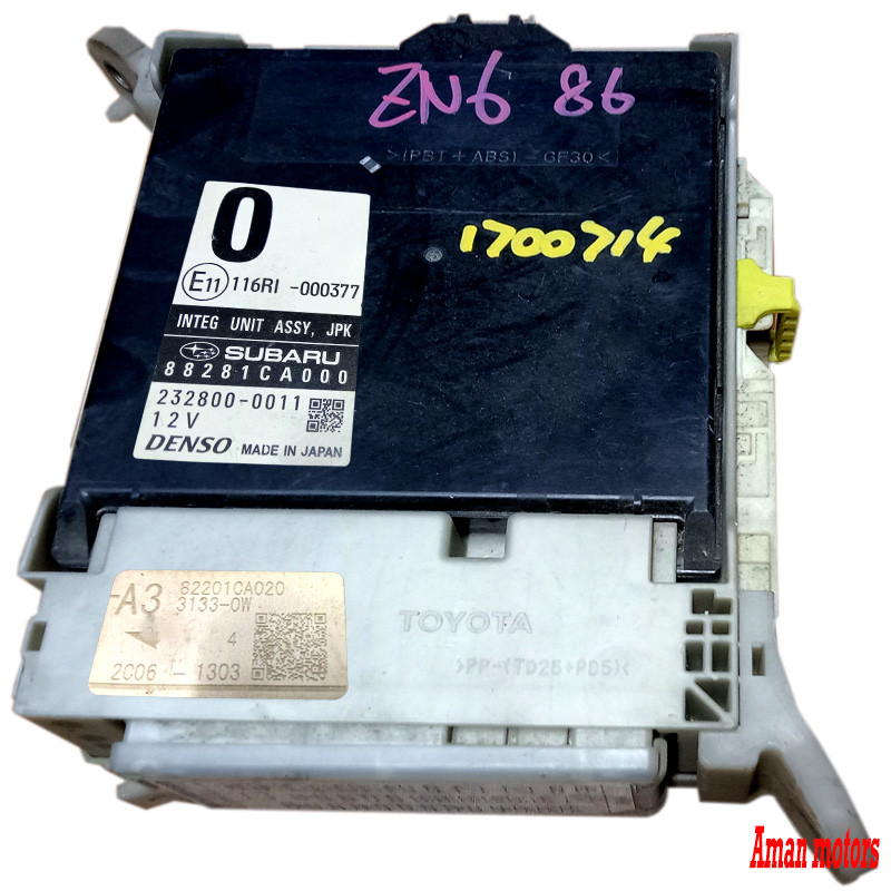 TOYOTA 86 DBA-ZN6 88298CA002 Fuse Box 232800-0011, 88281-CA000