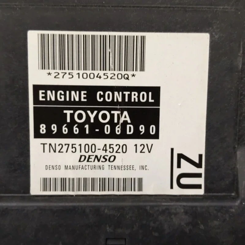 2006 Toyota Camry PCM Engine Computer ECU ECM PCU OEM P/N:89661-06D90 Fits 2006 OEM Used Auto Parts