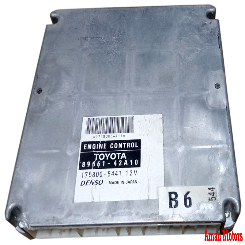 89661-42A10 TOYOTA 2004 RAV4 2.0 D4D ECU ENGINE CONTROL UNIT 175800 5441/5442 B6 used