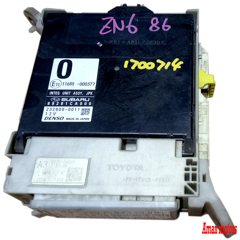 TOYOTA 86  DBA-ZN6 88298CA002 Fuse Box 232800-0011, 88281-CA000