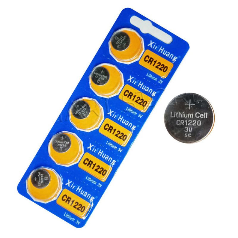1 peac CR-1220 3V Lithium Battery, Button Cell Battery, Pack of 1