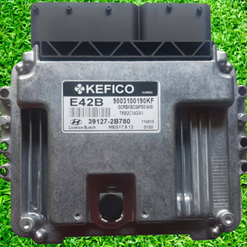 Hyundai Accent blue original engine controller ECU ECM 39127-2b780 E42B  kefico meg17.9.12  plug & play