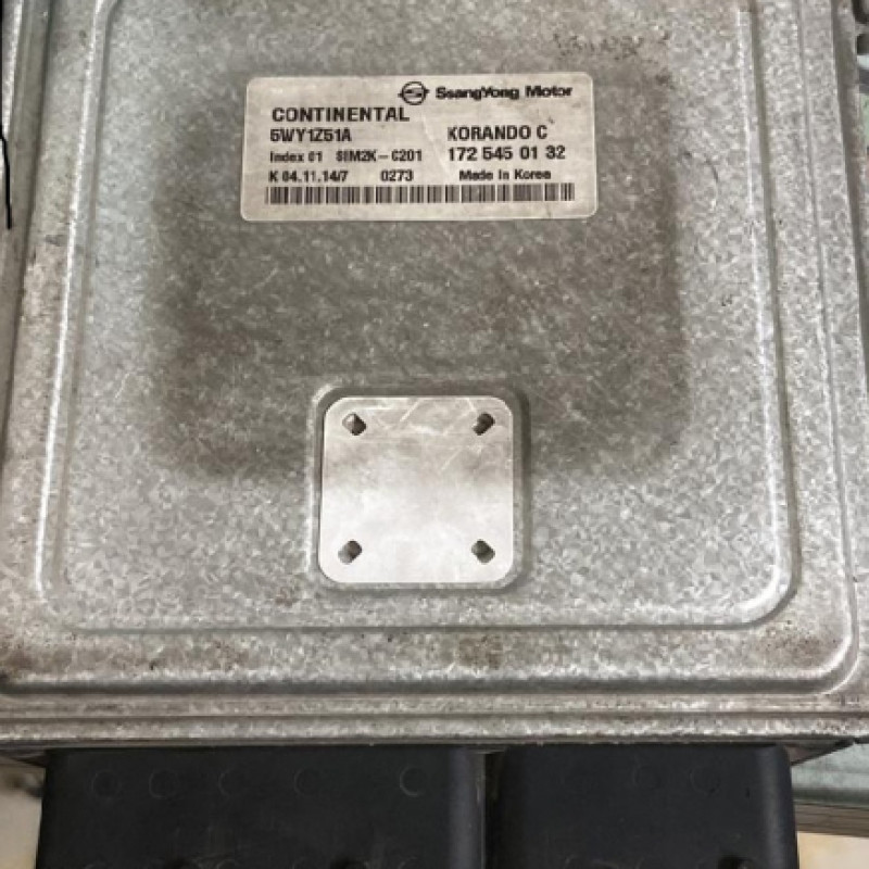 ECM ECU SIM2K-C201 172 545 0132 Engine Control Unit PCM for Ssangyong ACTYON Korando C Japan Used 5WY1Z51A