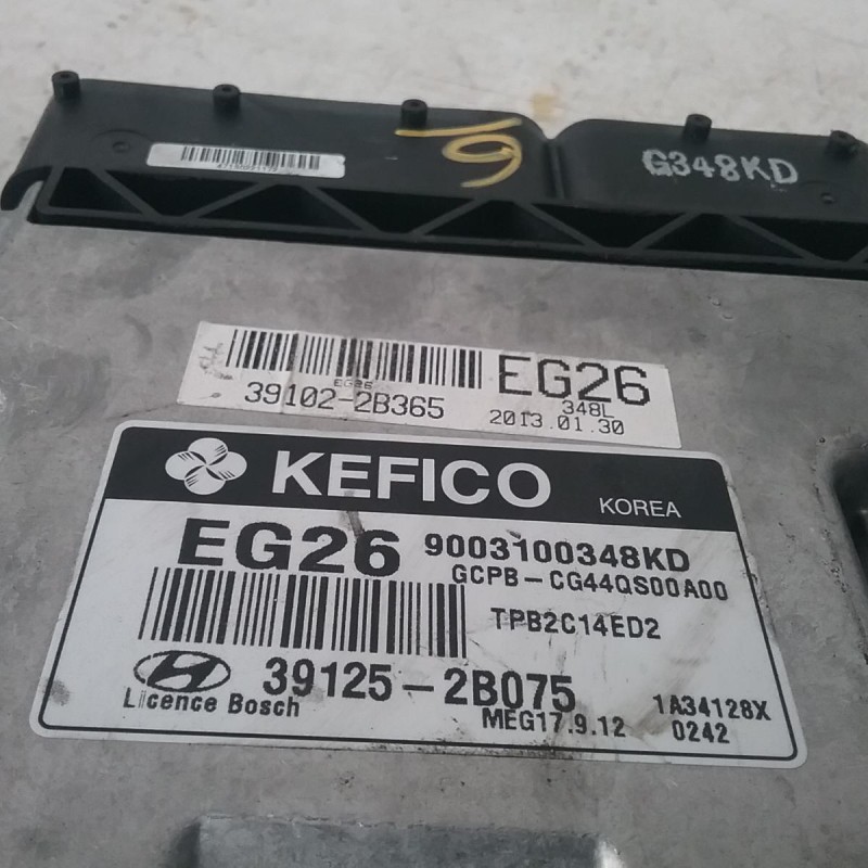 39125-2B075 Hyundai Engine Computer / ECU Board Electronic Control Unit Compatible for bosch meg17.9.12 391252B075