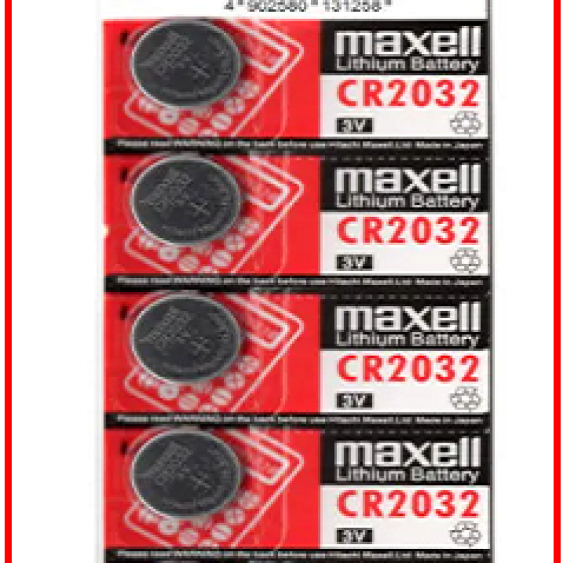 5 peace lot Maxell battery 2032 Car key & smart key Remote battery
