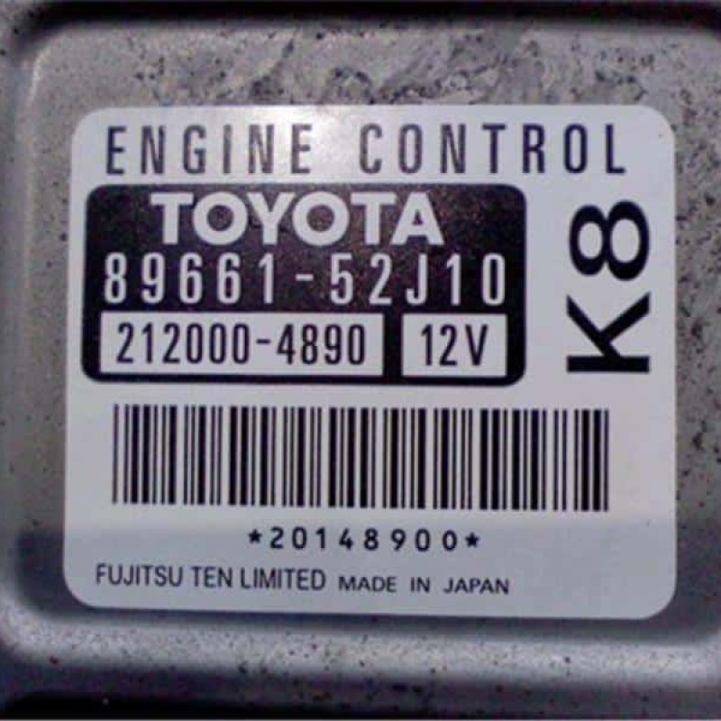 Engine Control Unit / ECU TOYOTA Ractis 2008 DBA-NCP100 89661-52J10